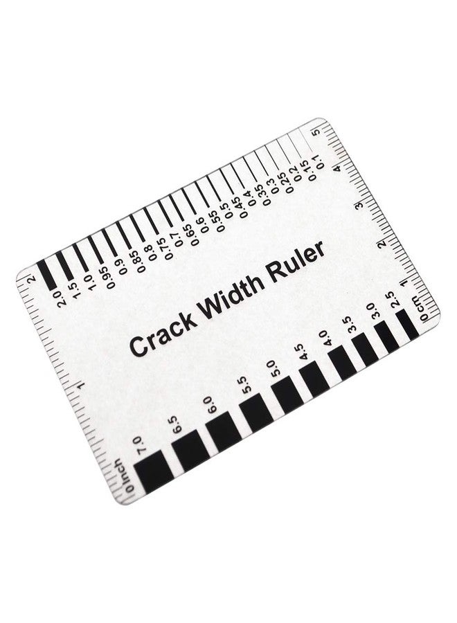 Muka (10PCS) Muka Plastic Concrete Crack Width Ruler-Gloss Clear B - Image 3